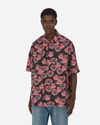 Moncler Heart Printed Cotton Poplin Shirt In Black