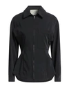 Tela Woman Jacket Black Size 4 Polyamide, Cotton, Elastane