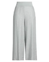 Manila Grace Woman Pants Grey Size 6 Viscose, Wool, Elastane