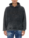 Dsquared2 Sweatshirt With Logo In Nero