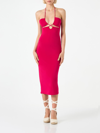 MC2 SAINT BARTH LONGUETTE CUTOUT FUCHSIA DRESS FARAH