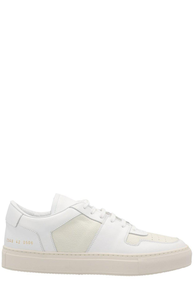 Common Projects Decades Low-top Leather Sneakers In White