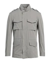 Barba Napoli Man Jacket Lead Size 38 Wool In Grey