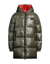 Duvetica Man Down Jacket Military Green Size 42 Polyamide