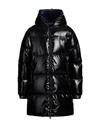 Duvetica Tivo Down Jacket In Black Glossy Nylon