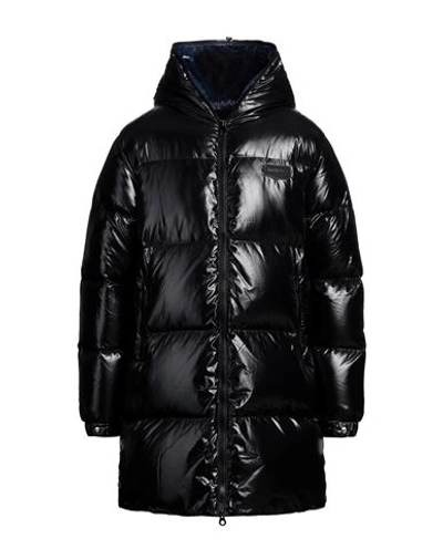 Duvetica Tivo Down Jacket In Black Glossy Nylon