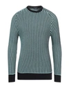 Drumohr Man Sweater Sky Blue Size 38 Cotton
