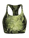 Msgm Woman Top Lime Green Size S Polyamide, Elastane In Green