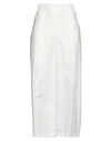 Neirami Woman Pants White Size M Cotton