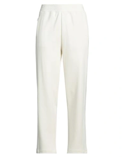 Jijil Woman Pants Ivory Size 12 Cotton, Polyester In White