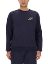 Autry Icon Crewneck Sweatshirt In Blu