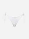 Mc2 Saint Barth Woman White Swim Briefs With Side Laces In White