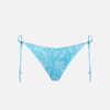 Mc2 Saint Barth Woman Swim Briefs With Paisley Print In Sky