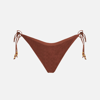 Mc2 Saint Barth Virgo Bikini Bottoms In Brown