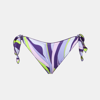 Mc2 Saint Barth Woman Swim Briefs With Shape Wave Print In Pink