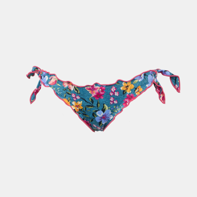 Mc2 Saint Barth Woman Ruffled Swim Briefs With Butterfly Print