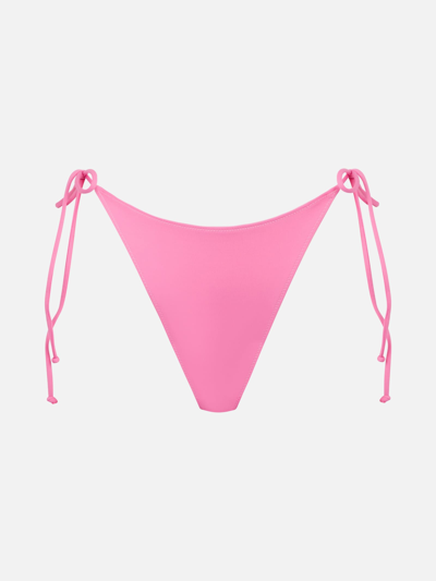 Mc2 Saint Barth Woman Pink Swim Briefs With Side Laces