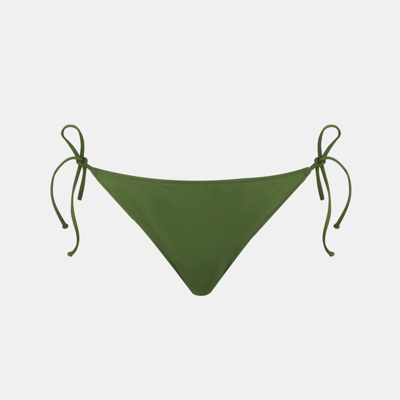 Mc2 Saint Barth Woman Military Green Swim Briefs