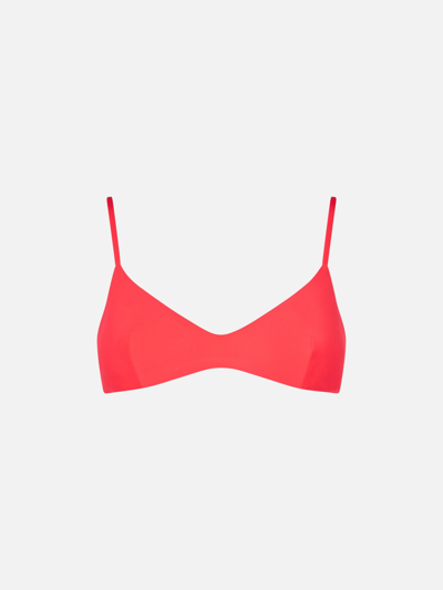 MC2 SAINT BARTH WOMAN FLUO RED BRALETTE TOP