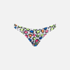 Mc2 Saint Barth Woman Cheeky Swim Briefs With Multicolor Animalier Print In Multicolor