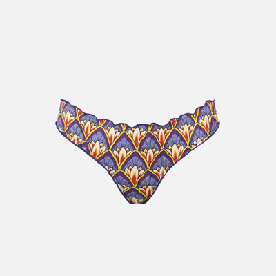 Mc2 Saint Barth Woman Cheeky Swim Briefs With Print