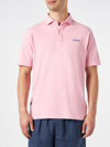 Mc2 Saint Barth Logo Short-sleeve Polo Shirt In Pink
