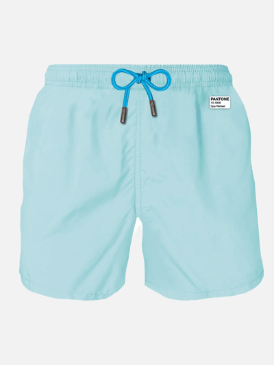 Mc2 Saint Barth Man Water Green Swim Shorts Pantone Special Edition