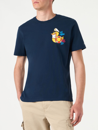 Mc2 Saint Barth T-shirt In Blu Scuro