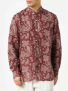 MC2 SAINT BARTH MAN SHIRT WITH PAISLEY PRINT