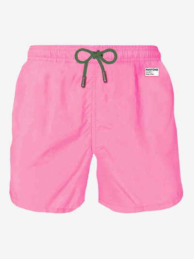 Mc2 Saint Barth Man Pink Swim Shorts Pantone Special Edition