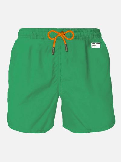 Mc2 Saint Barth Light Pantone Beachwear In Green Polyester