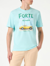 MC2 SAINT BARTH MAN COTTON T-SHIRT WITH FORTE DEI MARMI CAR PRINT