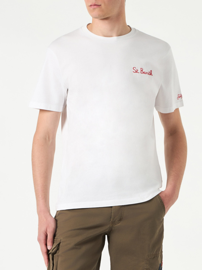 Mc2 Saint Barth Tshirt Man 00127d In Bianco