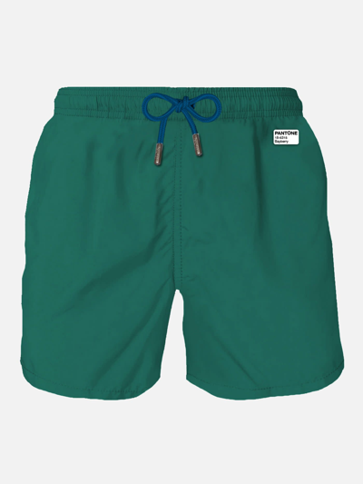 Mc2 Saint Barth Man British Green Swim Shorts Pantone Special Edition