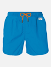 Mc2 Saint Barth Man Petroleum Swim Shorts Pantone Special Edition In Sky