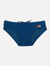 Mc2 Saint Barth Man Navy Blue Swim Briefs Cayo In Blue