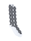 Marni Check-pattern Ankle Socks In White
