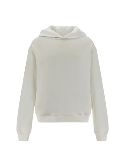 Acne Studios Man Sweatshirt White Size L Cotton In Dusty White