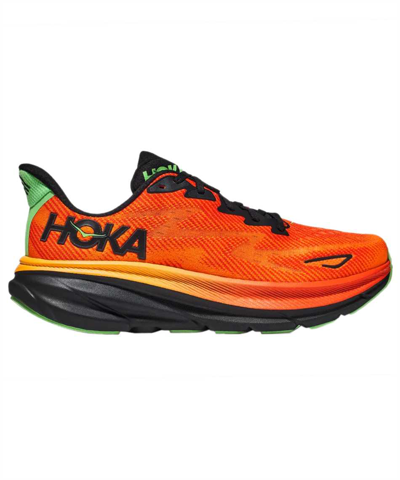 Hoka Clifton 9 Sneakers In Orange