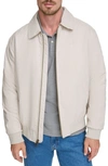 Dockers Microtwill Bomber Jacket In Khaki