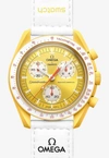Swatch X Omega Bioceramic Moonswatch Mission To The Sun Quartz Watch In Yellow