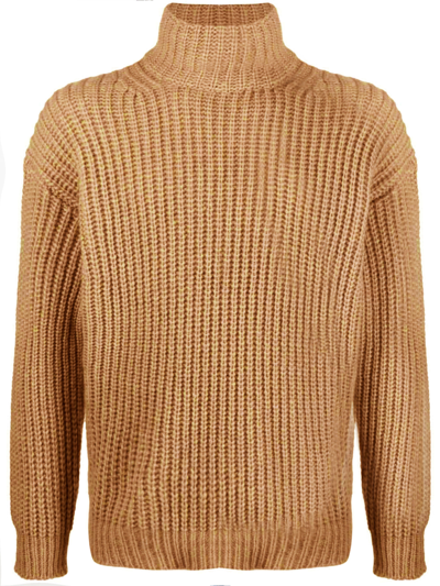 Roberto Collina Alpaca Jumper In Camel