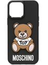 MOSCHINO IPHONE PRO MAX 13 TEDDY BEAR 图案手机壳