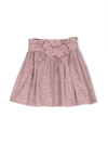 Bonpoint Floral-print Cotton Skirt In Neutrals