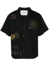STORY MFG. GREETINGS SOLAR TRIP-EMBROIDERED SHIRT