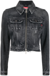 DIESEL DE-SLIMMY-Z-S CROPPED DENIM JACKET