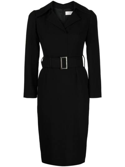 Jane Roxxane Midi Dress In Black