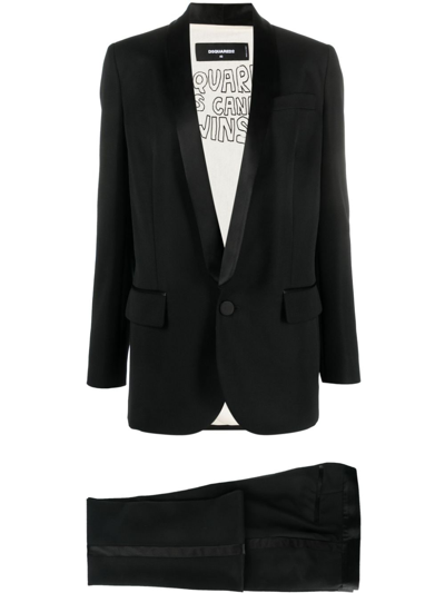 Dsquared2 Single-breasted Suit In Black