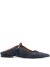 MALONE SOULIERS MAUREEN FLAT SUEDE MULES