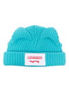 Charles Jeffrey Loverboy Chunky Ears Logo-patch Beanie In Blue